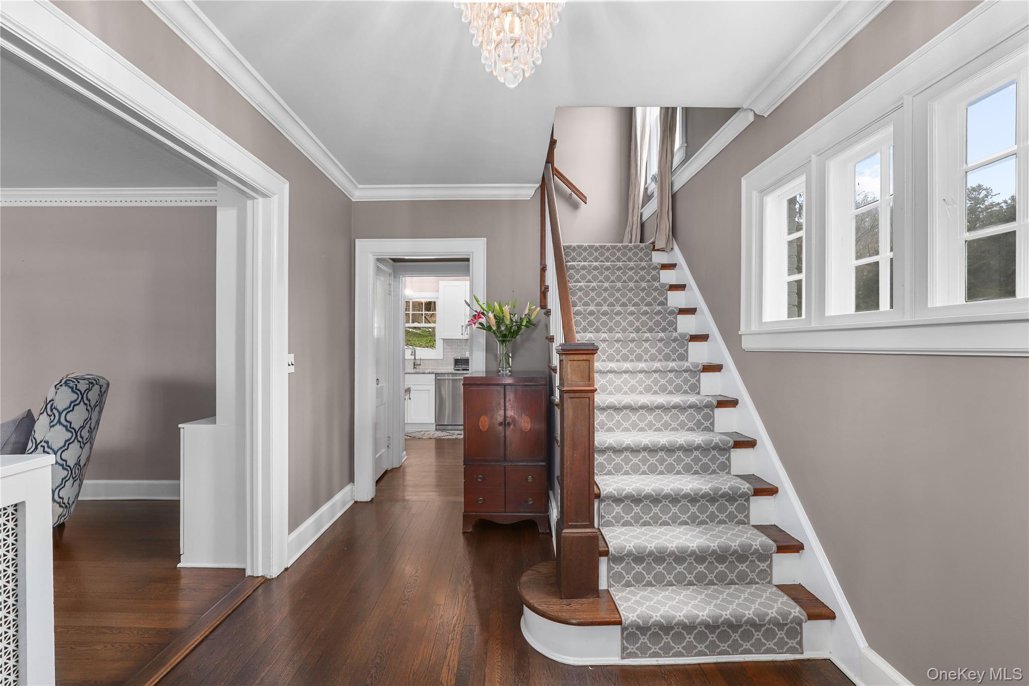 35 Hamilton Road Chappaqua, NY 10514 - Photo 2 of 29 a view of entryway and hall with wooden floor