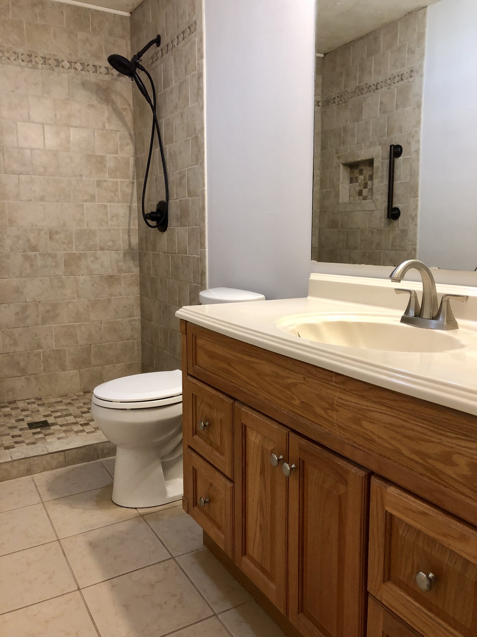 1480 Swan Mill Road Morrison, TN 37357 - Photo 8 of 26 a bathroom with a granite countertop sink toilet and a mirror