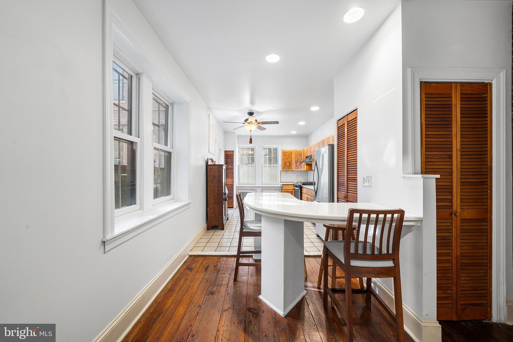 705 South Warnock Street Philadelphia, PA 19147 - Photo 7 of 28 a dining room with furniture and wooden floor