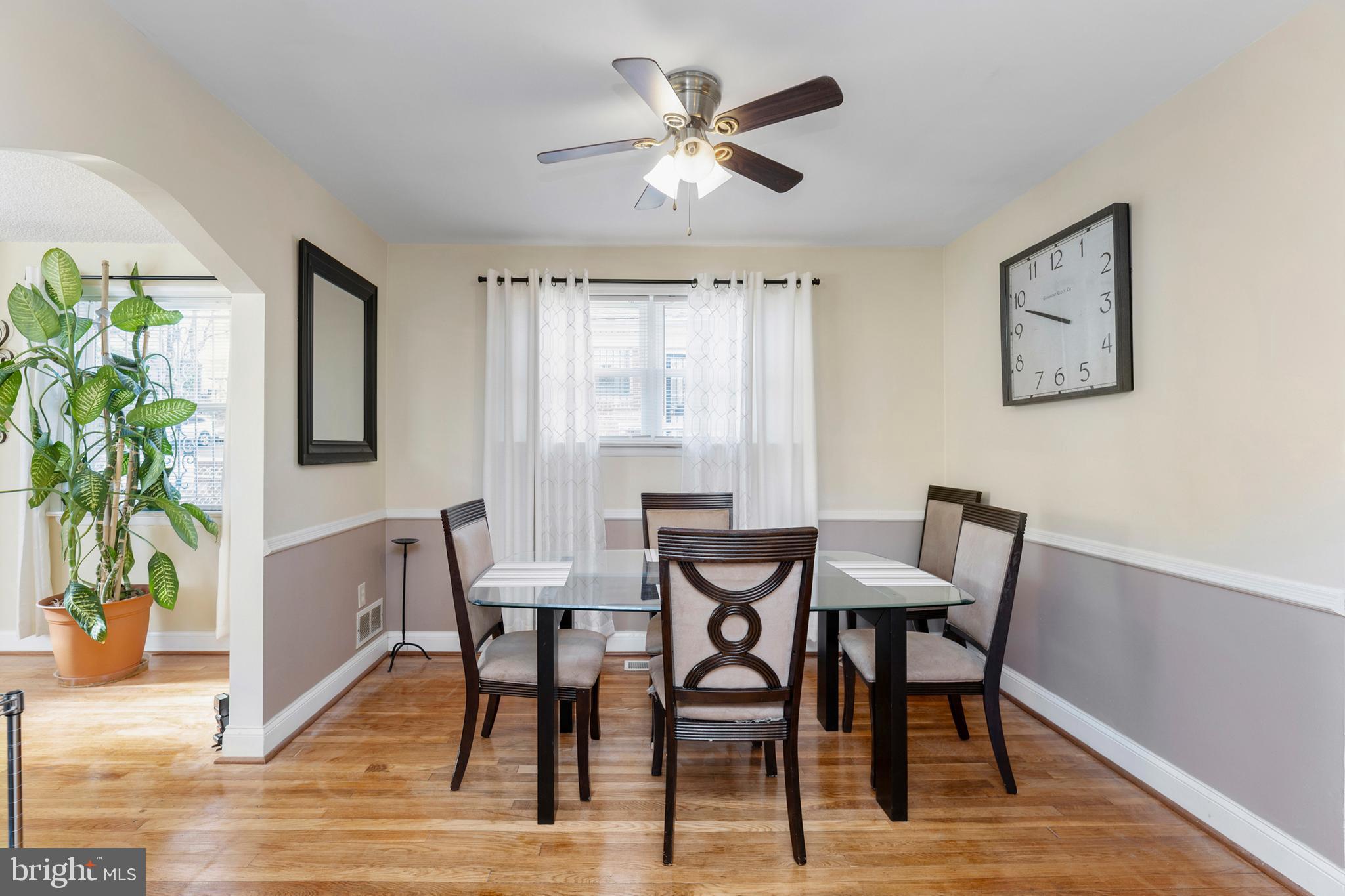 123 Walnut Street Northwest Washington, DC 20012 - Photo 10 of 59 a view of a dining room with furniture and window