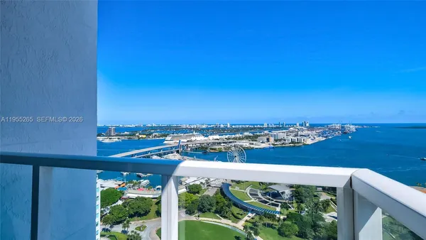 a view of a city from a terrace