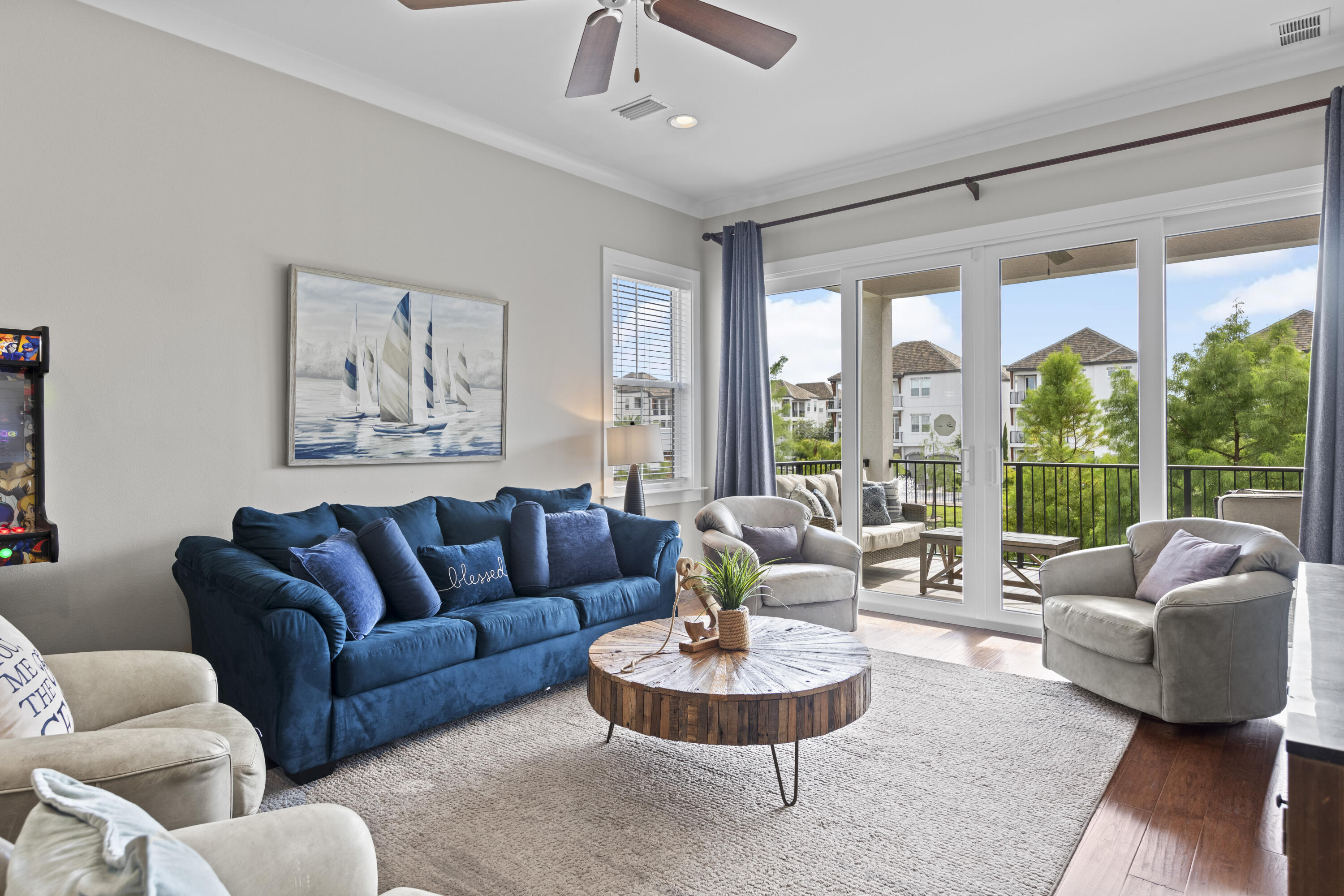 43 Calla Way Miramar Beach, FL 32550 - Photo 25 of 59 a living room with furniture and a large window