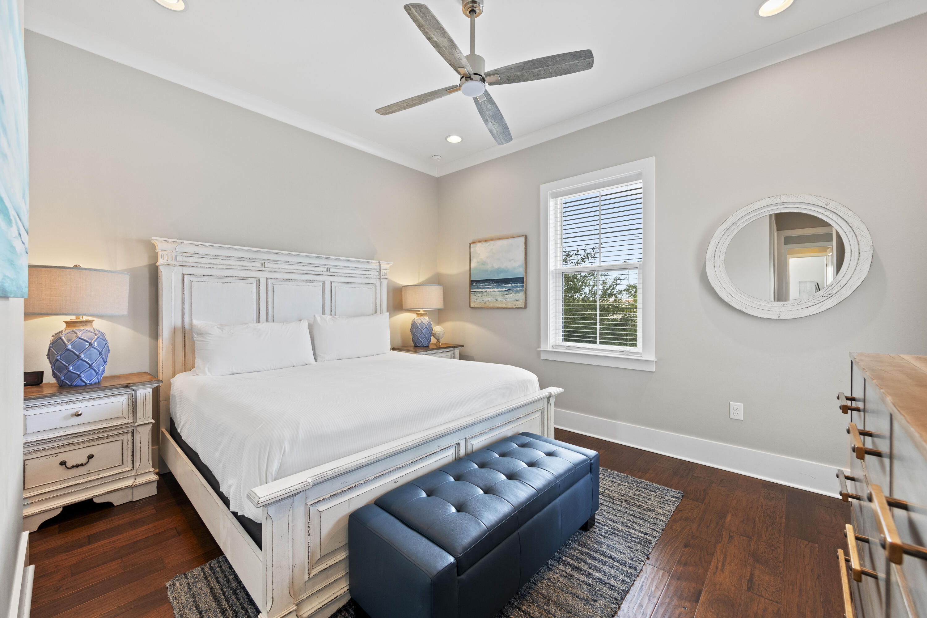 43 Calla Way Miramar Beach, FL 32550 - Photo 37 of 59 a bedroom with a bed a dresser and window