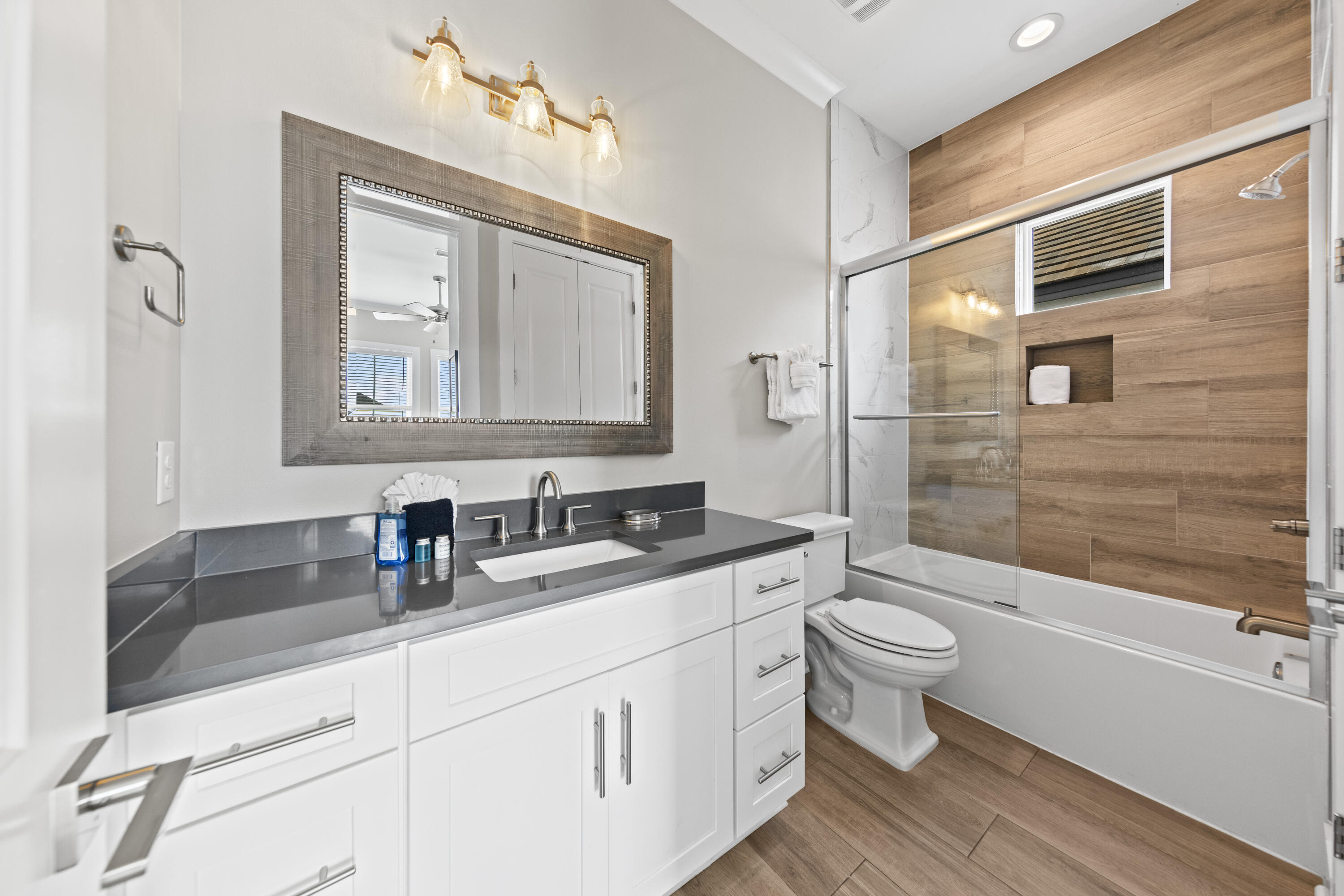 43 Calla Way Miramar Beach, FL 32550 - Photo 49 of 59 a bathroom with a sink a toilet and shower