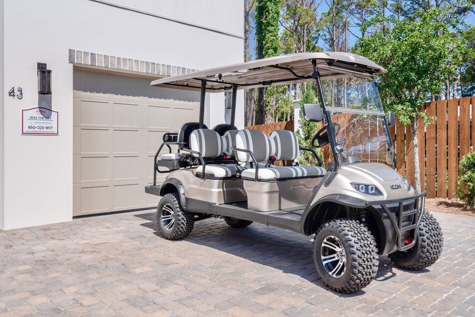 43 Calla Way Miramar Beach, FL 32550 - Photo 7 of 59 a view of a patio with table and chairs under an umbrella