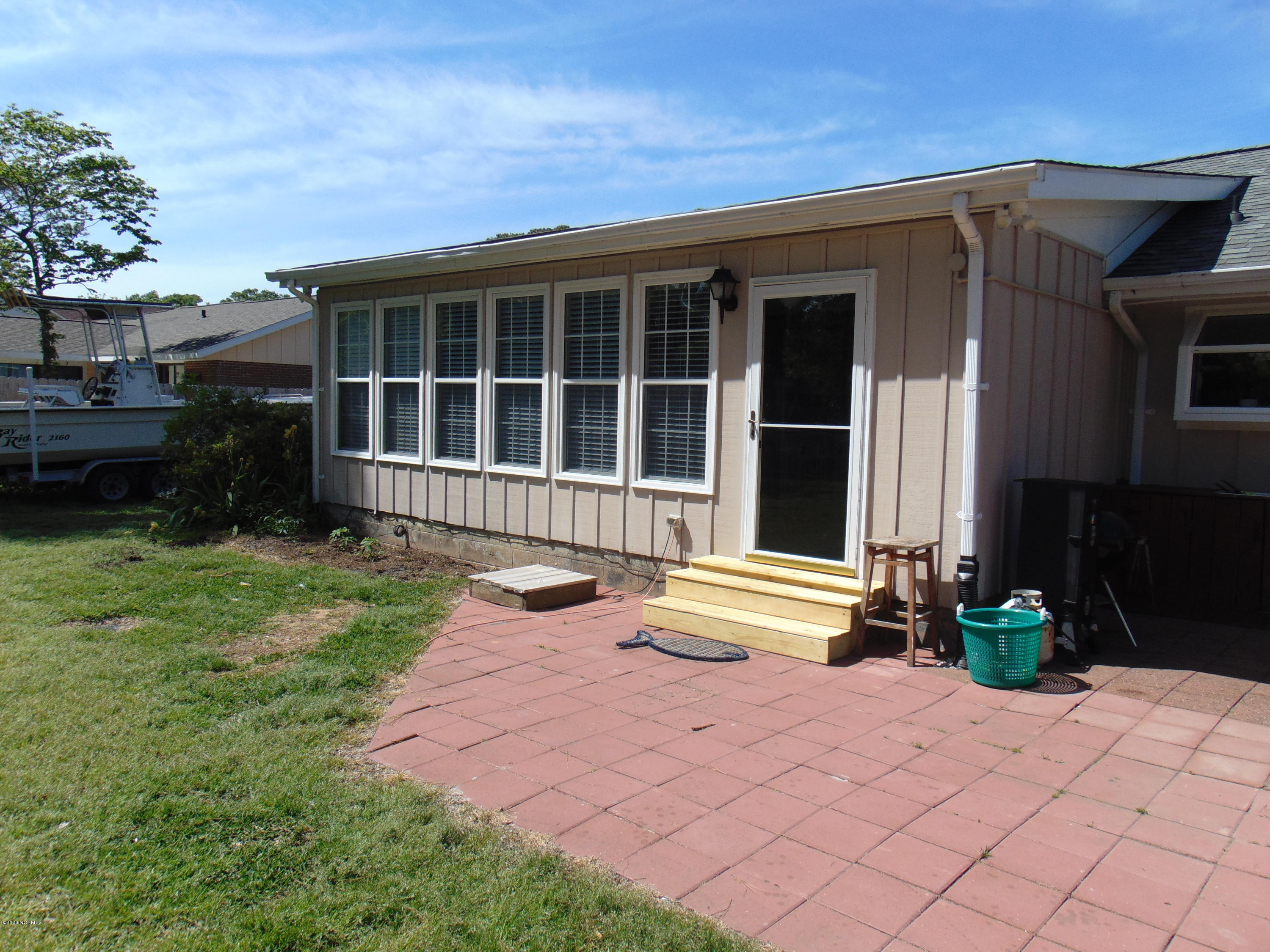 4111 Plantation Road Morehead City, NC 28557 - Photo 34 of 34 Rear view/patio