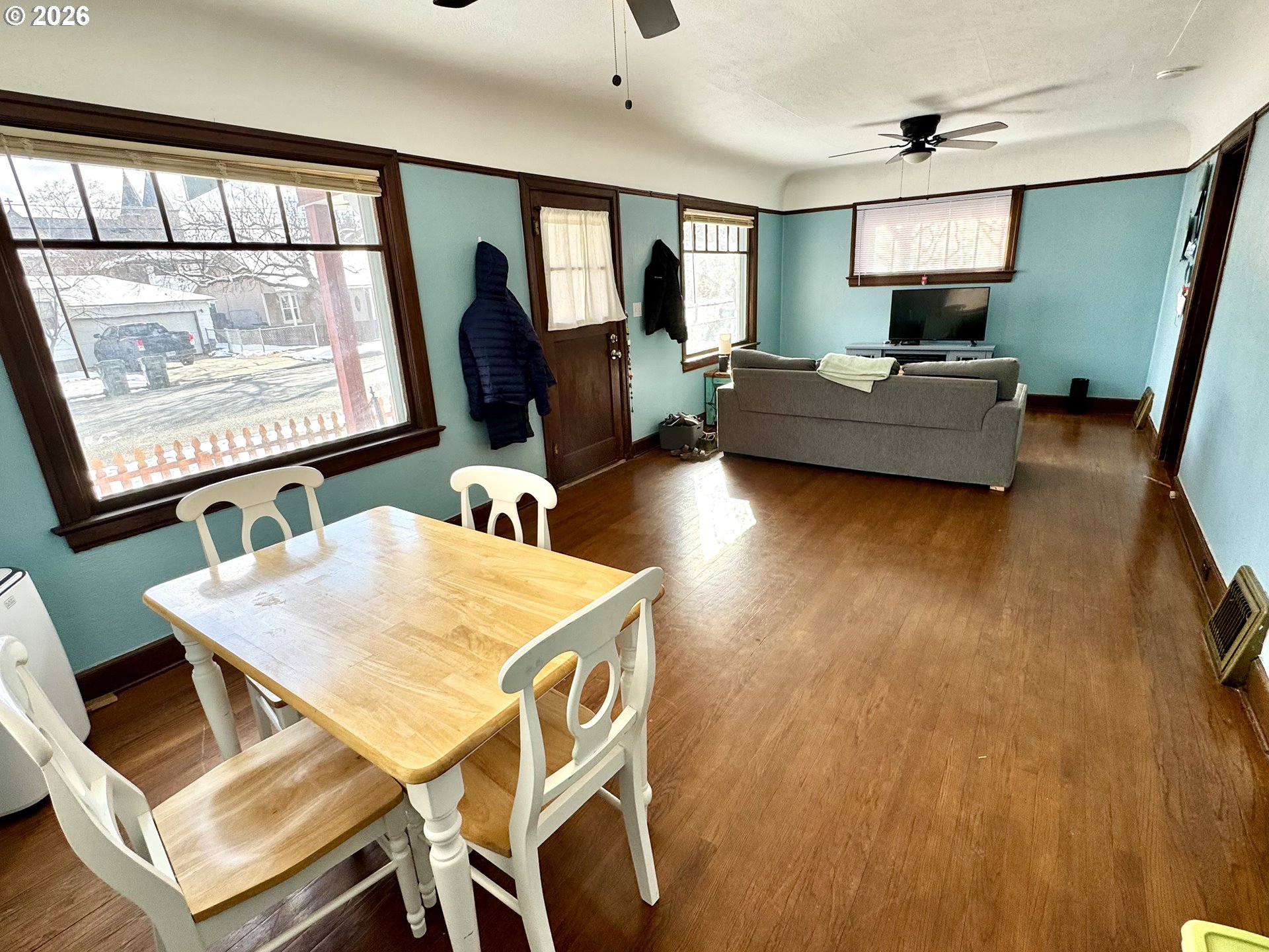 2243 3rd Street Baker City, OR 97814 - Photo 6 of 20 a view of a dining room with furniture window and wooden floor