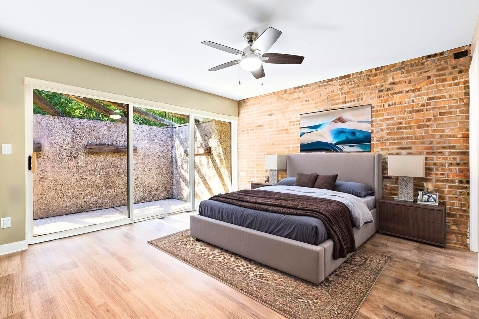 330 South Barrington Road Barrington, IL 60010 - Photo 13 of 39 a spacious bedroom with a large bed and a chandelier
