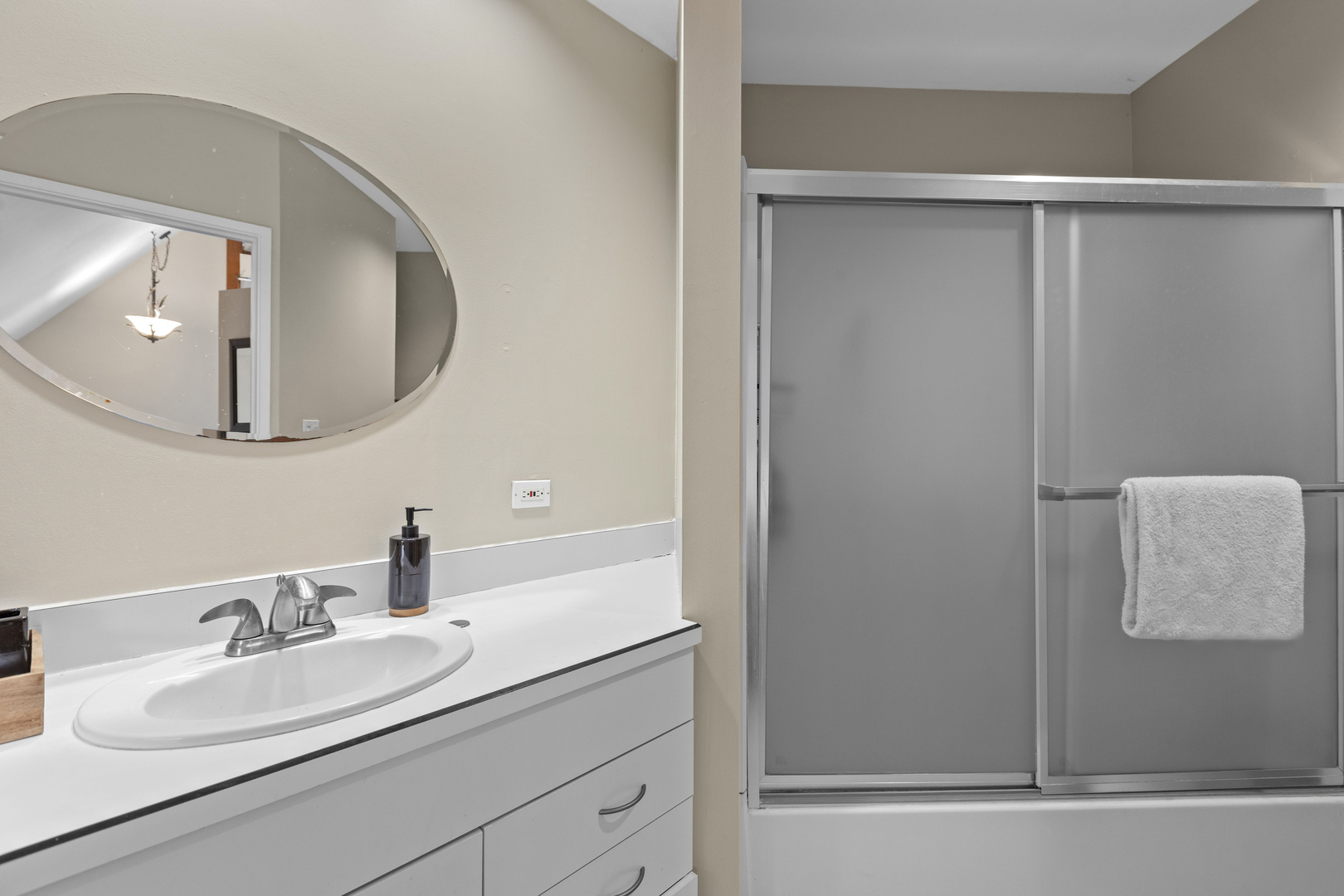 330 South Barrington Road Barrington, IL 60010 - Photo 38 of 39 a bathroom with a sink and a mirror