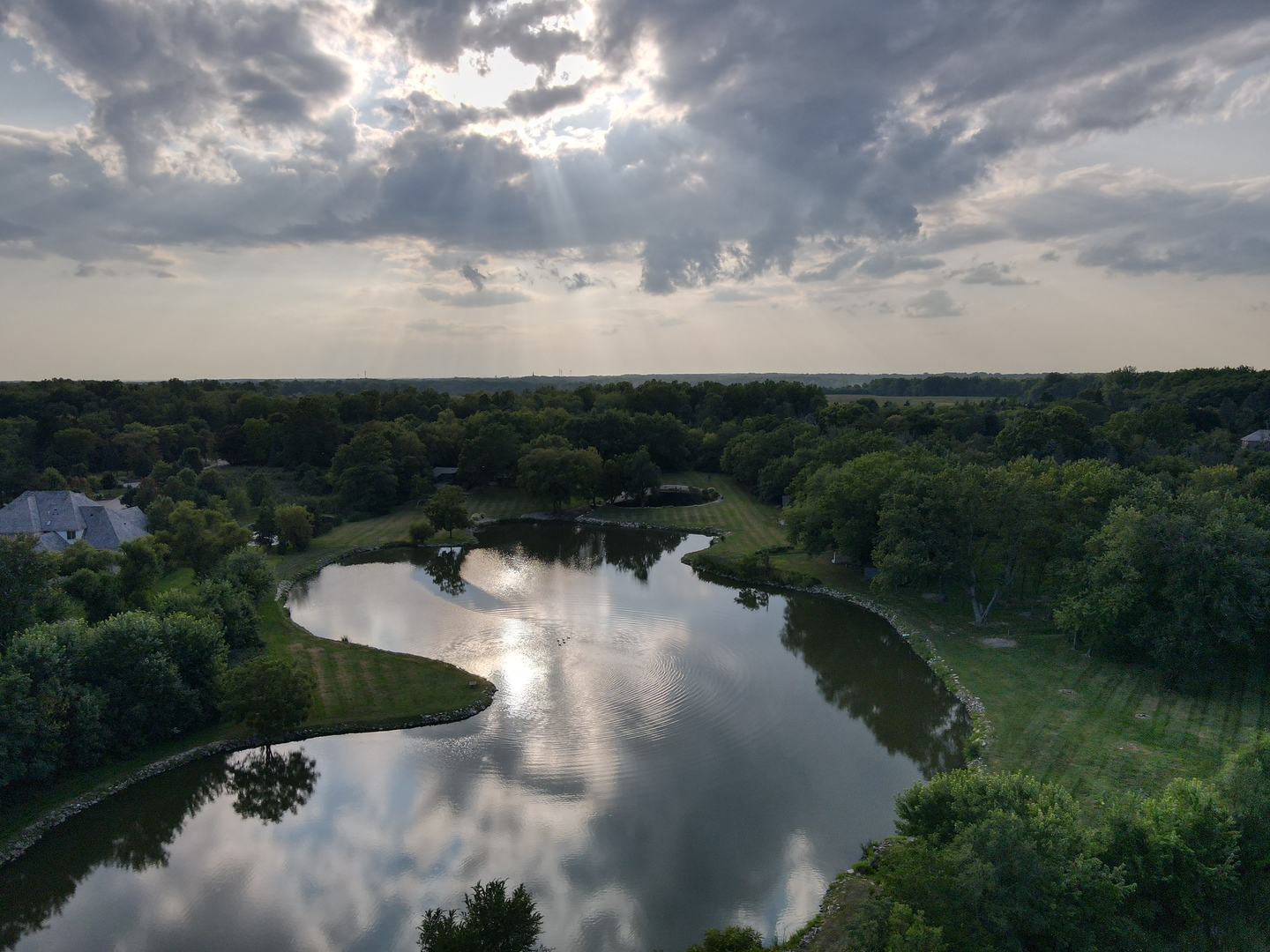 330 South Barrington Road Barrington, IL 60010 - Photo 39 of 39 a view of a lake with a yard