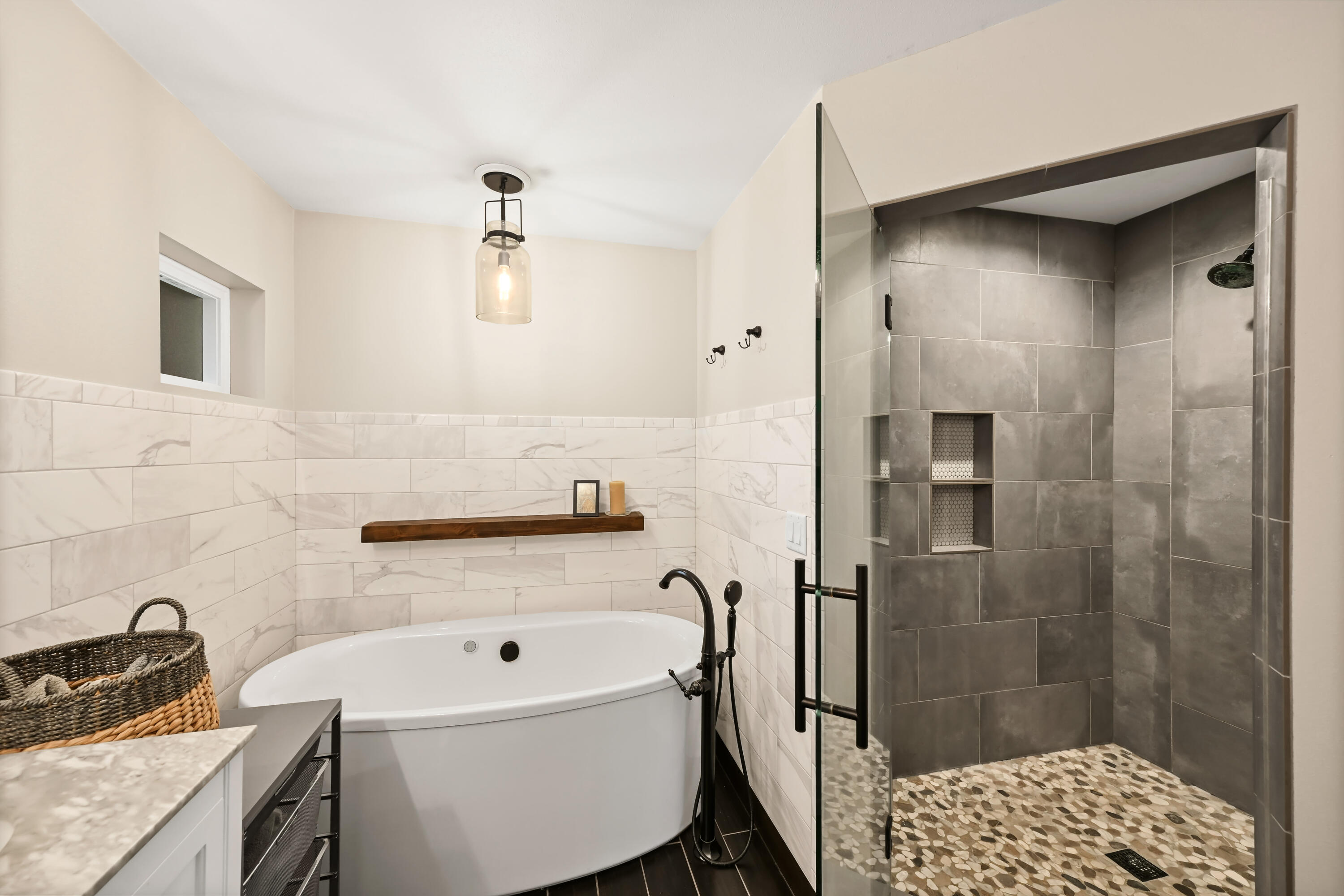 3035 Pilgrim Road Brookfield, WI 53005 - Photo 17 of 51 Primary Walk-In Tiled Shower
