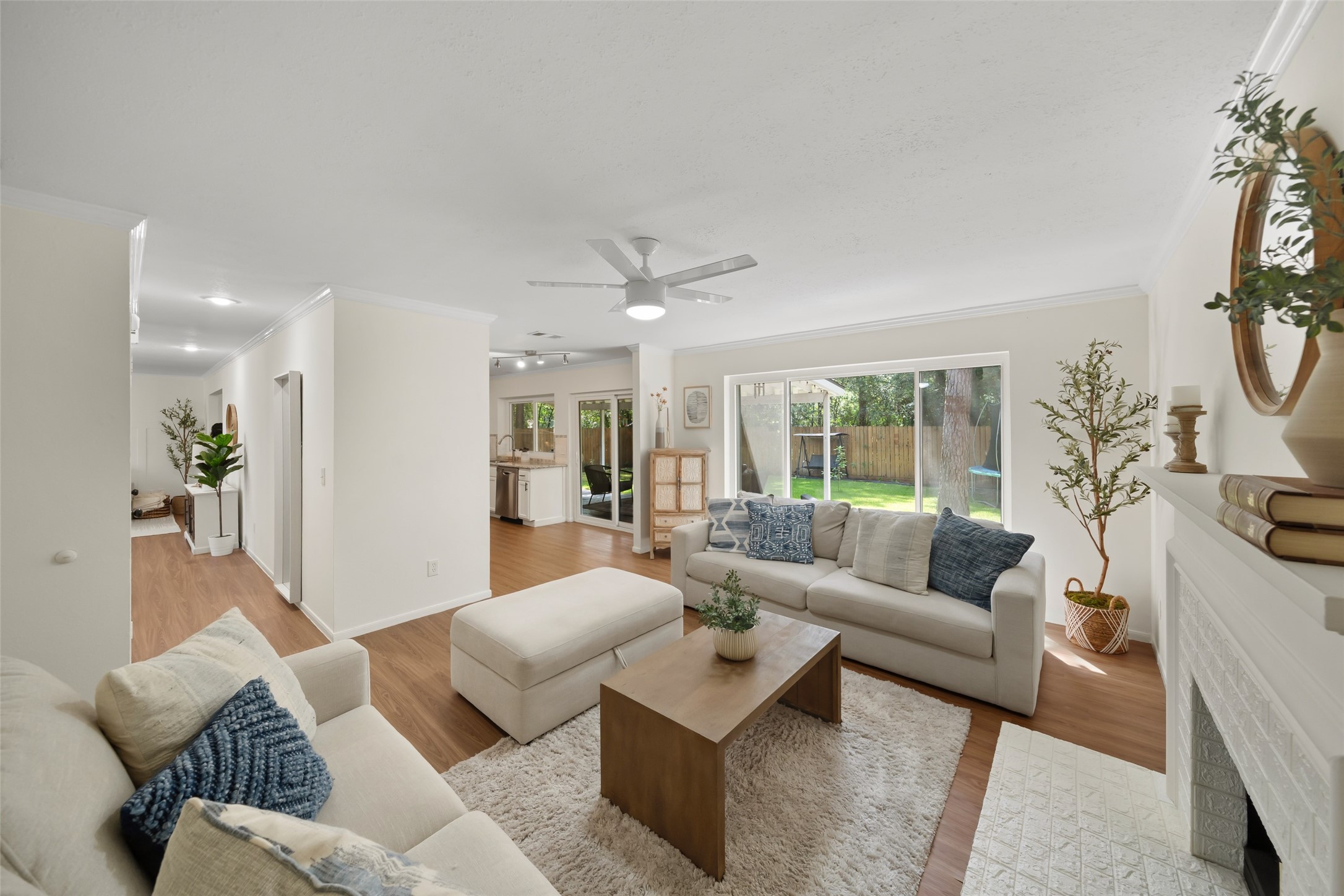 3 East Stony Bridge Circle Spring, TX 77381 - Photo 20 of 42 Large windows offer plenty of natural light and a view of the backyard.