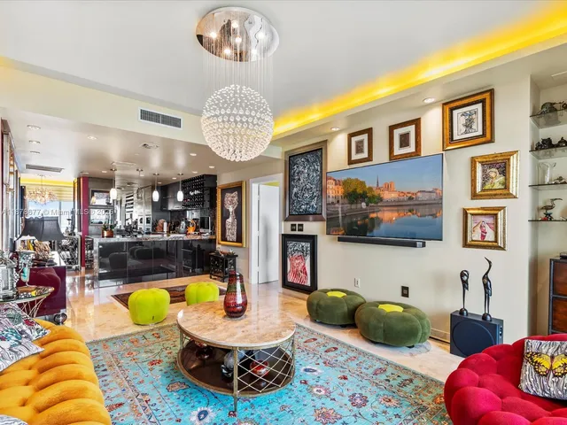 a kitchen with lots of counter top space