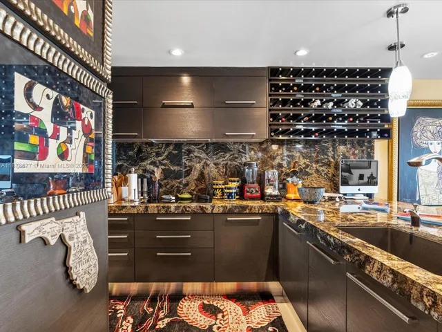 a view of a storage room