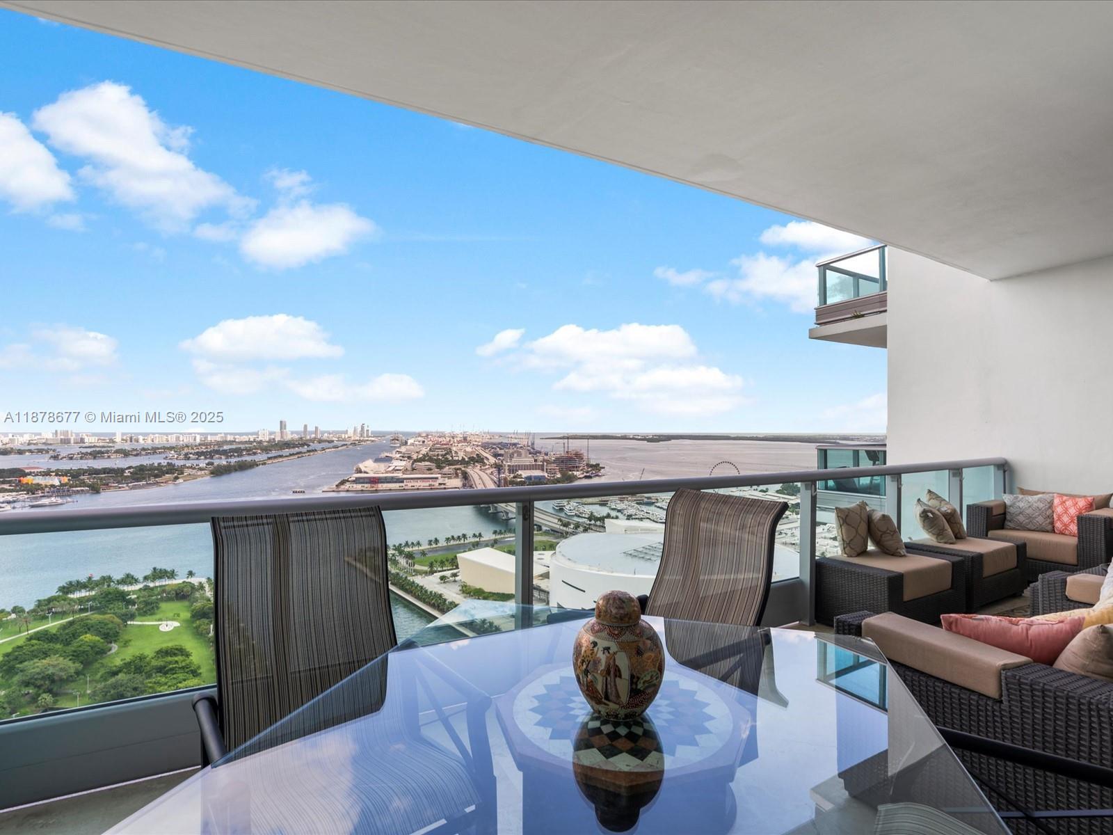 900 Biscayne Boulevard, Unit 3709 Miami, FL 33132 - Photo 18 of 57 a living room with furniture