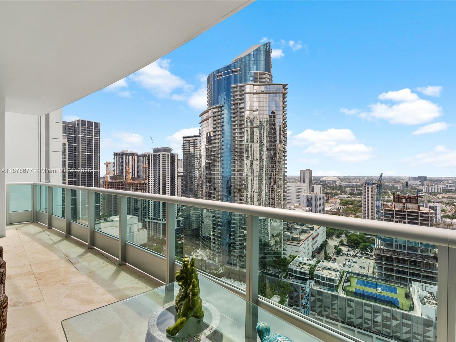 900 Biscayne Boulevard, Unit 3709 Miami, FL 33132 - Photo 42 of 57 a view of city from balcony