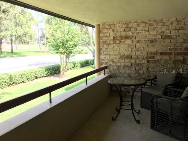 a view of a outdoor seating area