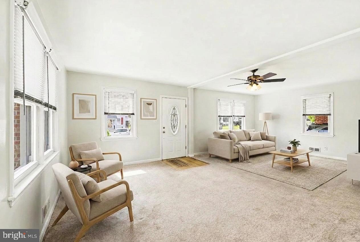 2623 Ambler Road Baltimore, MD 21222 - Photo 6 of 46 Virtual Staged Living Room w/ Possible 4th Bedroom