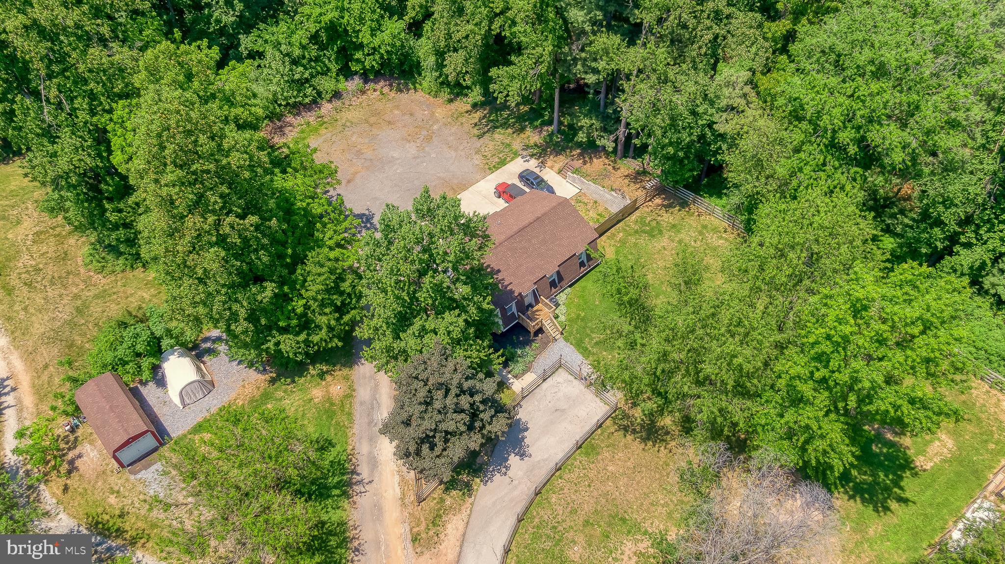 305 Crowl Road Westminster, MD 21158 - Photo 45 of 55 an aerial view of residential house with outdoor space and trees all around