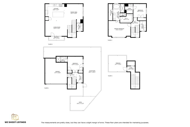 a picture of a room with wall painting