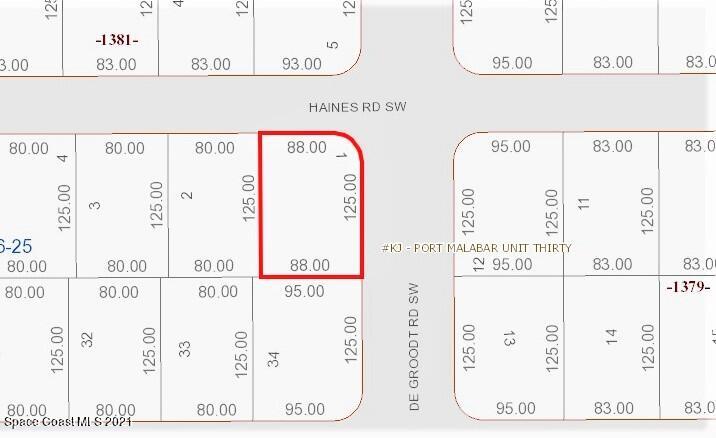 202 Haines Road Palm Bay, FL 32908 - Photo 2 of 6 Map - 202 Haines Rd & DeGroodt Rd