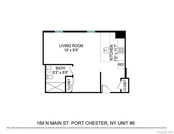 $2,300 | 189 North Main Street, Unit 6, Port Chester, NY 10573