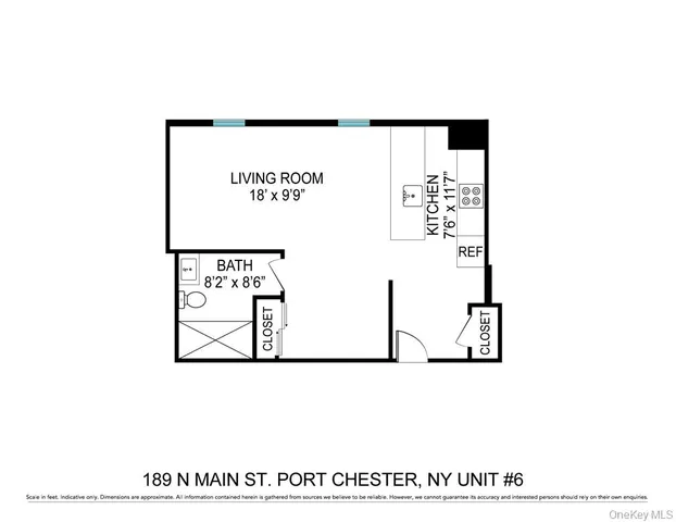 $2,300 | 189 North Main Street, Unit 6, Port Chester, NY 10573