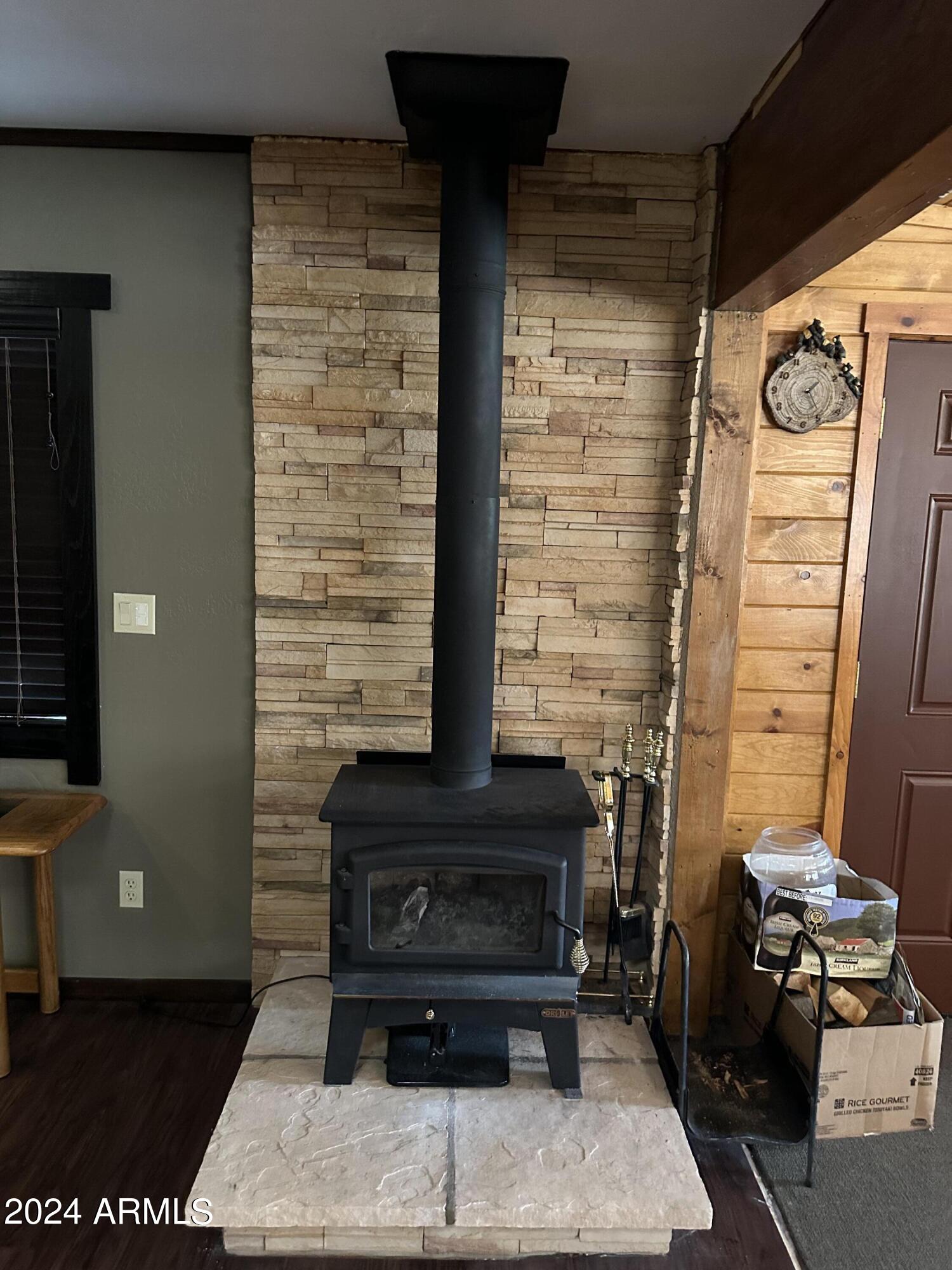 260 West Draw Loop Payson, AZ 85541 - Photo 10 of 23 wood burning stove