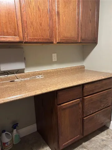 a close view of closet