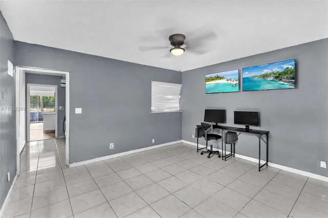 a view of a workspace with a window