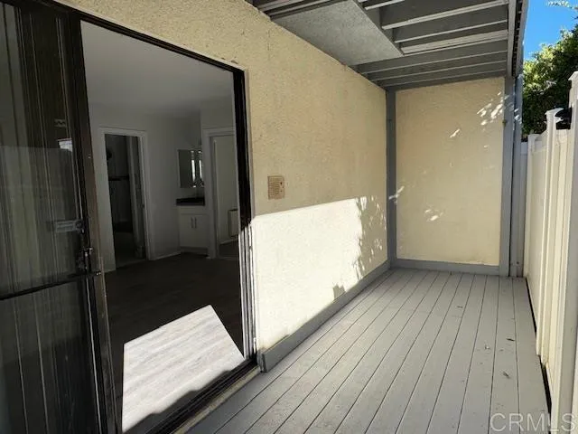 a view of a small space