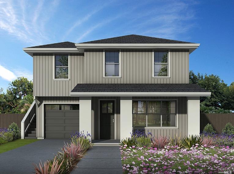 2315-2317 Aria Place Santa Rosa, CA 95403 - Photo 1 of 1 a front view of a house with garden