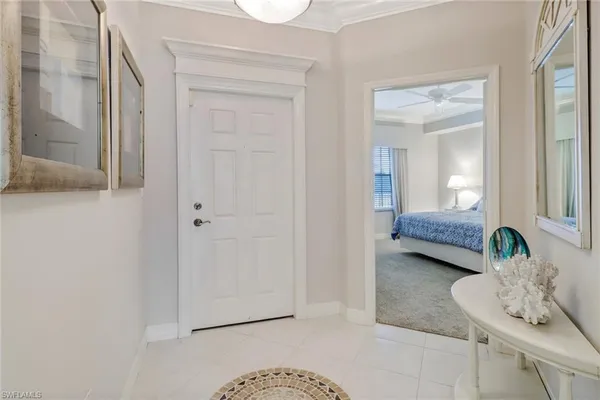 a view of living room and bedroom