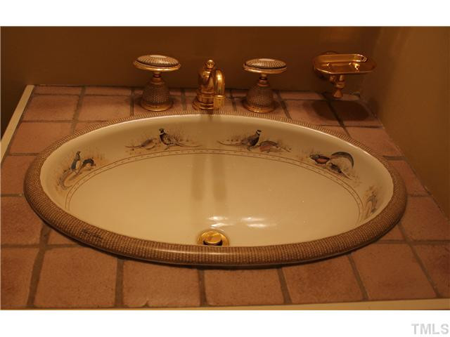 3218 Lewis Farm Road Raleigh, NC 27607 - Photo 15 of 25 Decorative sink in powder room