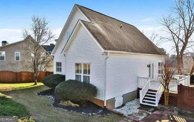a view of outdoor space and yard
