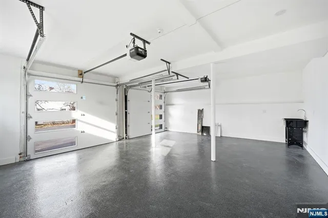 a view of a livingroom with wooden floor