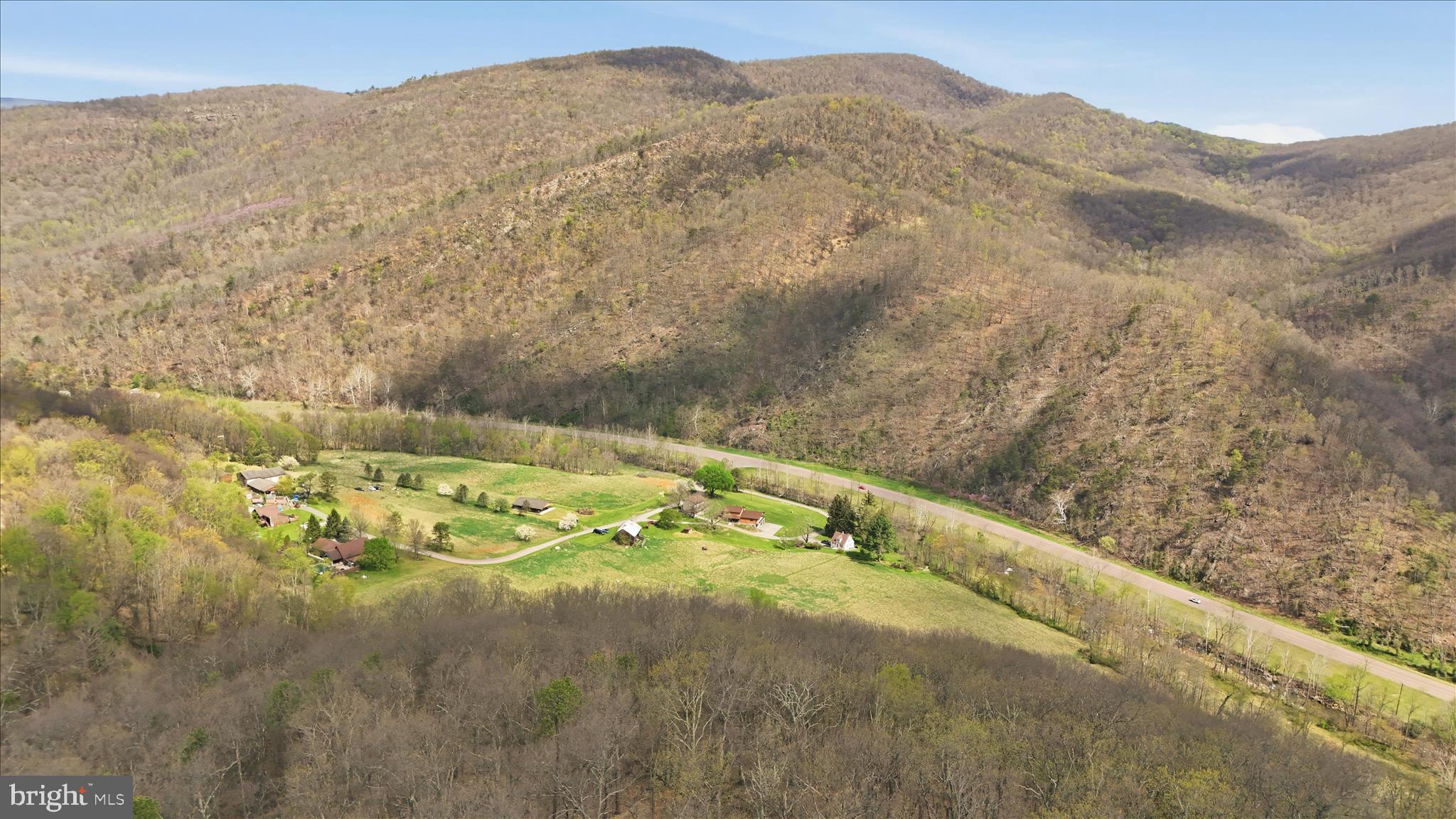 12623 Windy Ridge Drive Mount Savage, MD 21545 - Photo 63 of 72 a view of a dry yard with mountains in the background