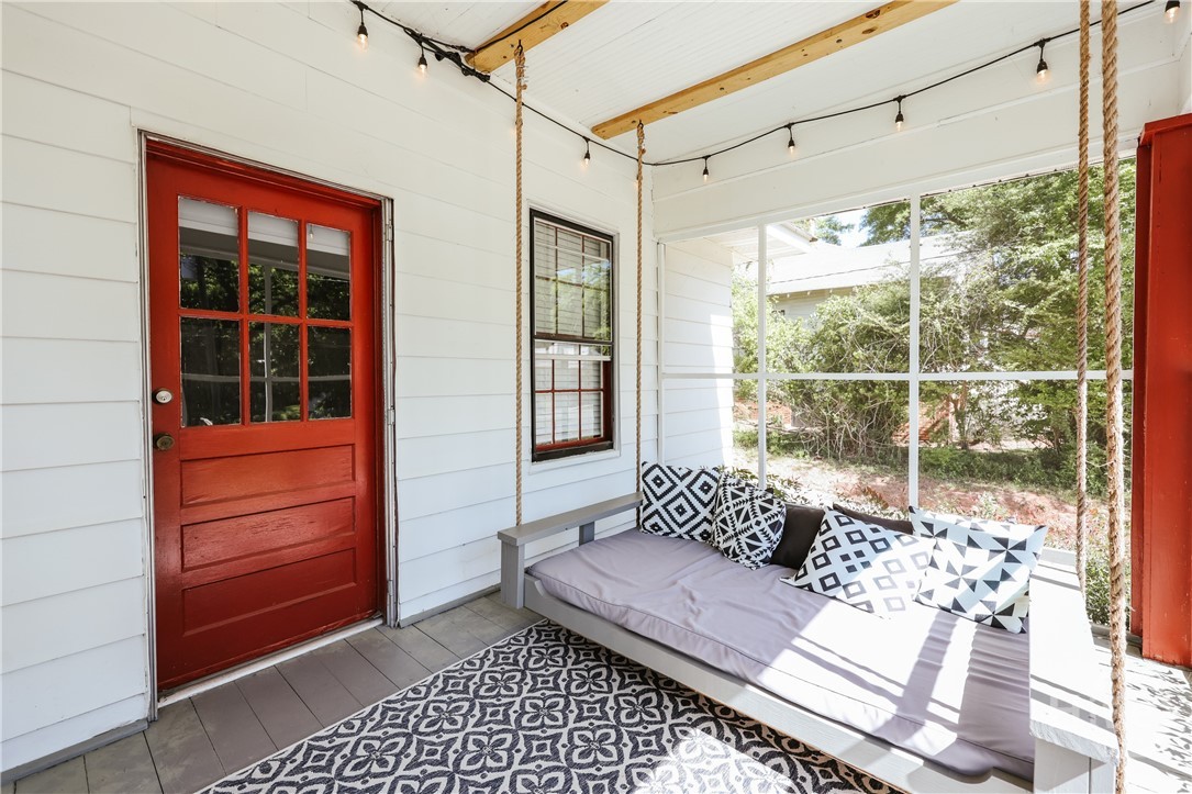 185 First Street Athens, GA 30601 - Photo 15 of 44 Porch swing bed ready to enjoy
