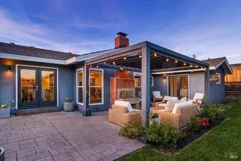 a front view of a house with porch