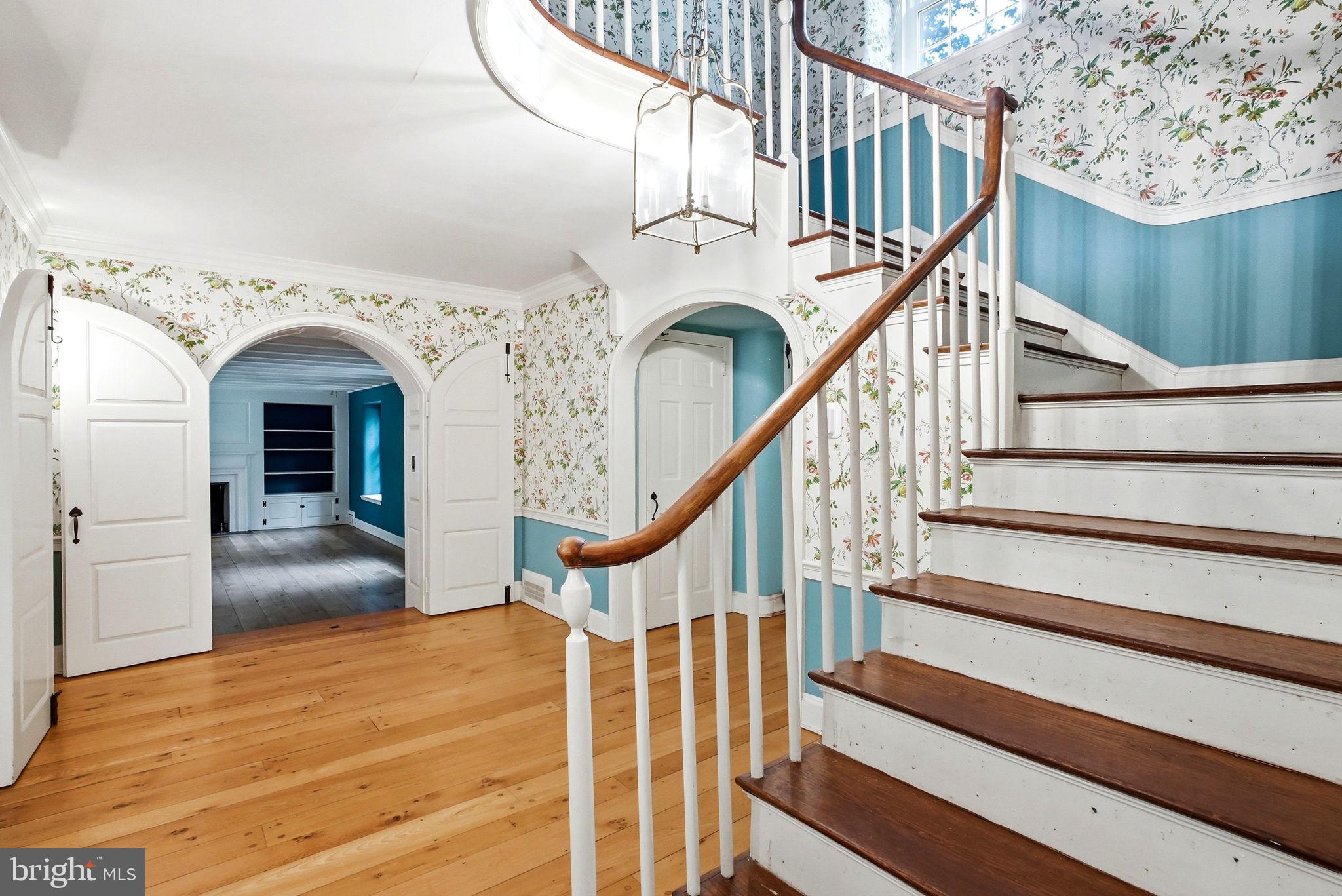 419 Riverview Road Swarthmore, PA 19081 - Photo 20 of 70 a view of entryway and hall with wooden floor