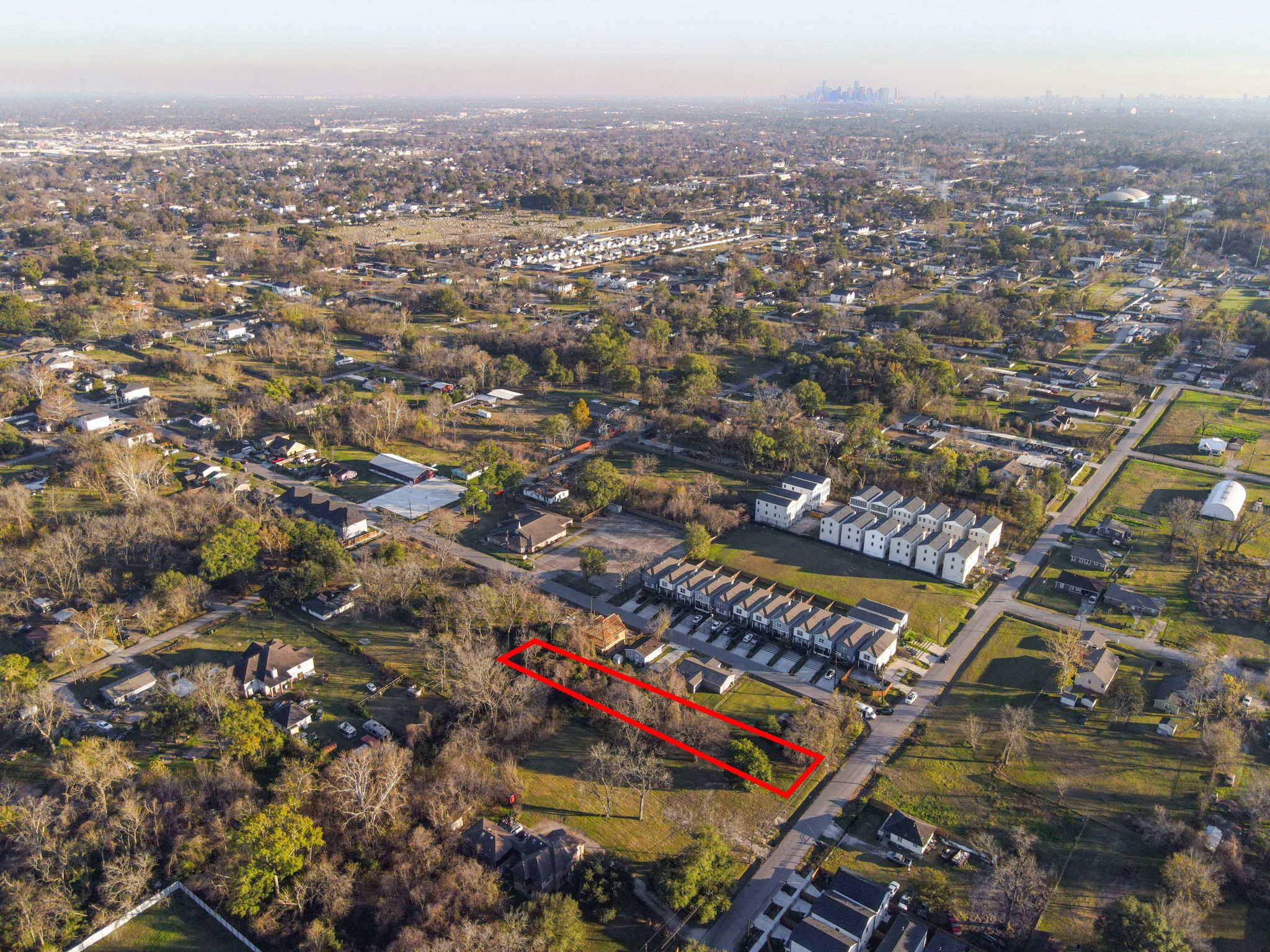 0 Beckley Street Houston, TX 77088 - Photo 15 of 22 an aerial view of a city