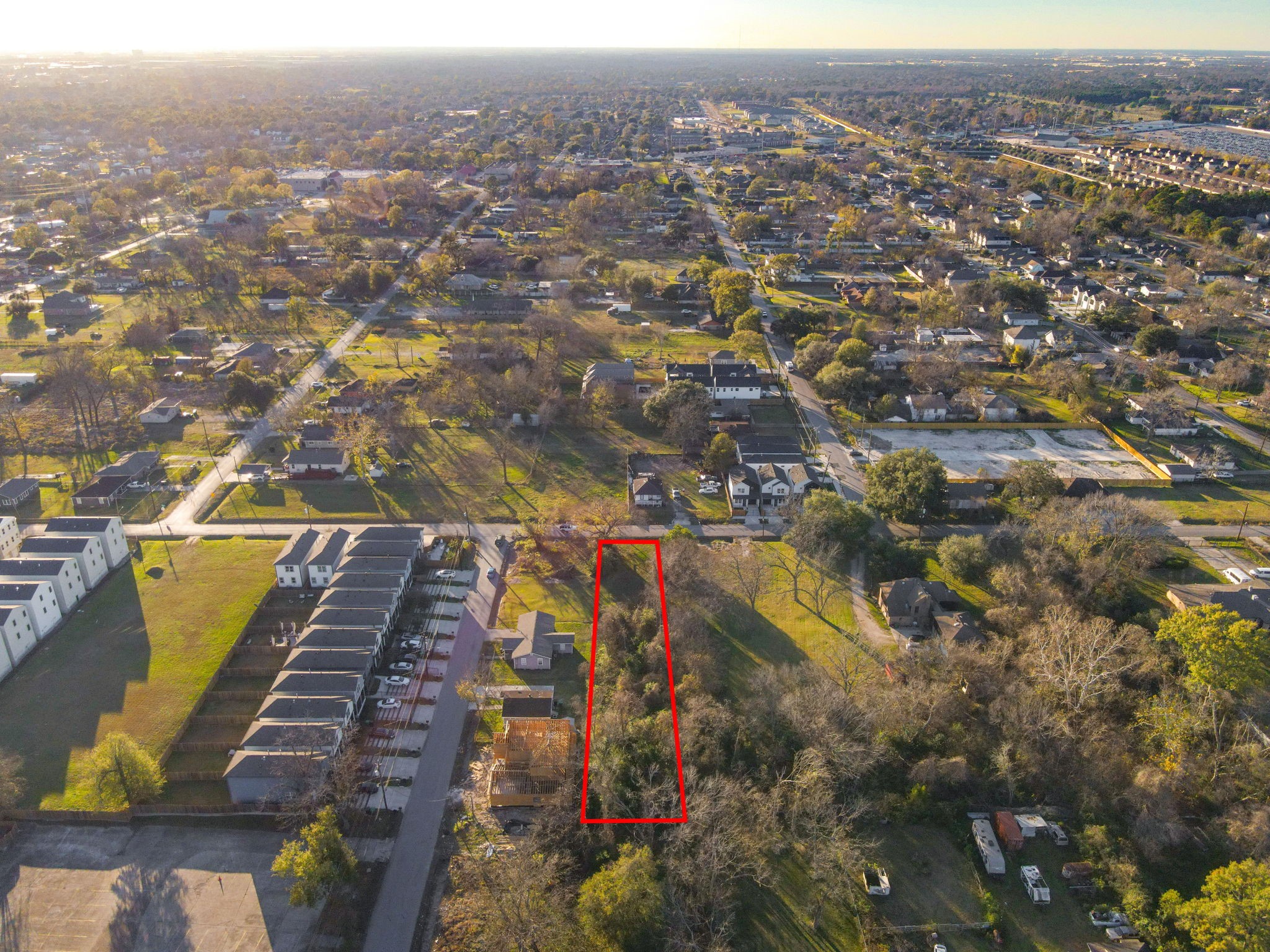 0 Beckley Street Houston, TX 77088 - Photo 19 of 22 an aerial view of residential houses with city view