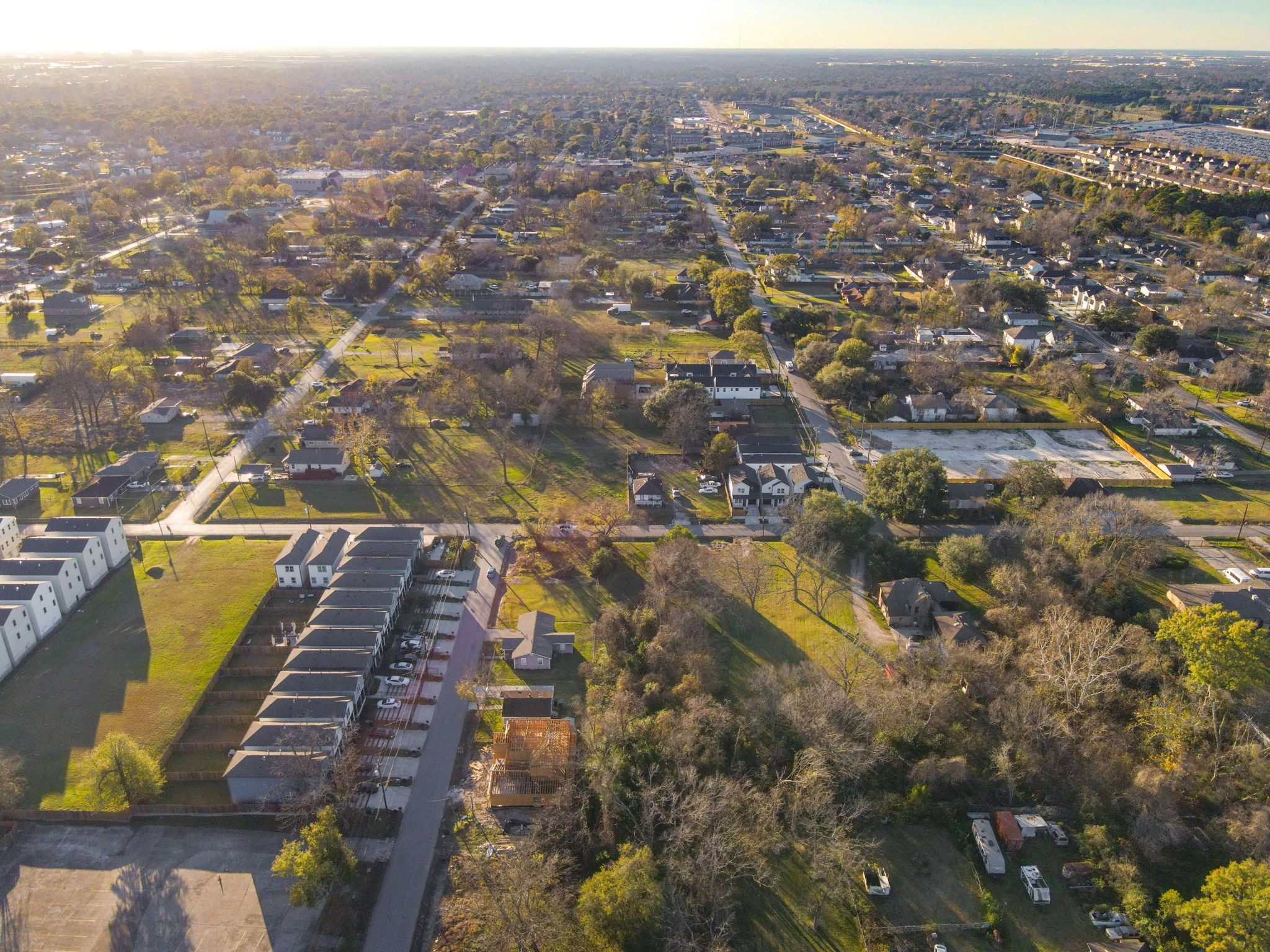 0 Beckley Street Houston, TX 77088 - Photo 9 of 22 an aerial view of residential houses with city view
