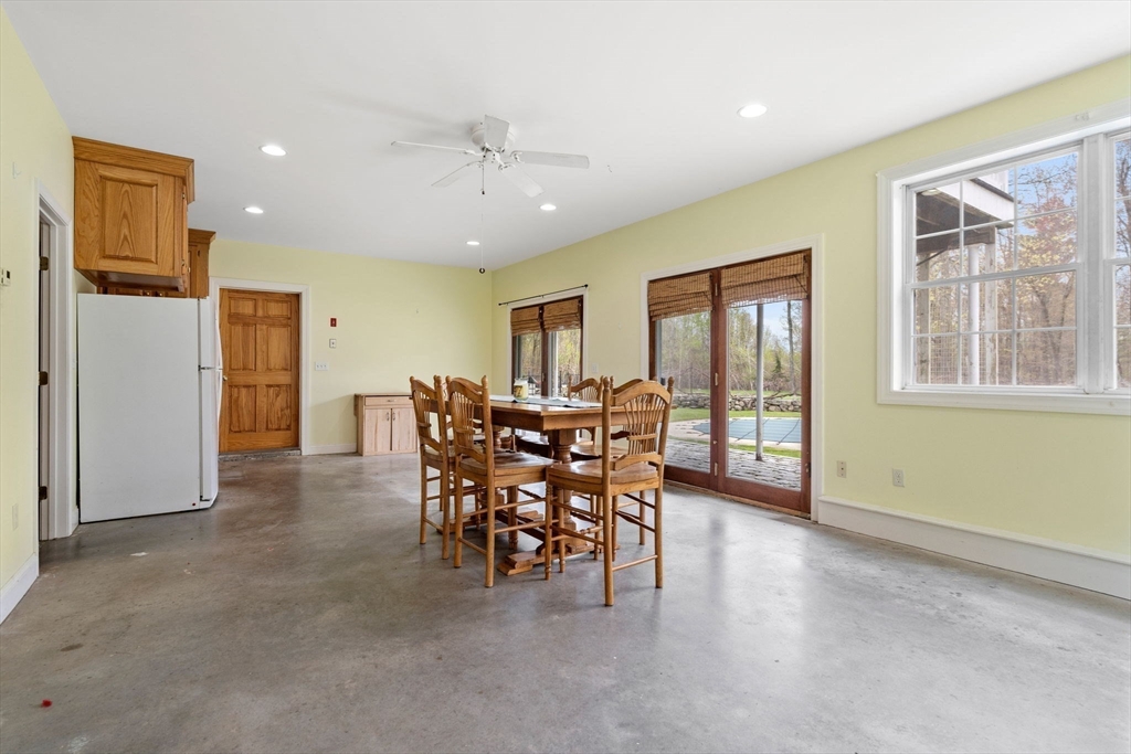 3 Brown Road Townsend, MA 01469 - Photo 25 of 41 a view of a dining room with furniture window and outside view