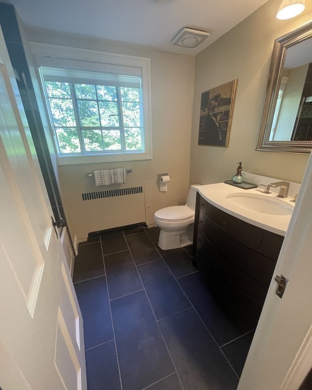 41 Goodnough Road Brookline, MA 02467 - Photo 18 of 36 a bathroom with a sink toilet and window