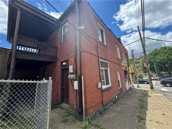 a backyard of a house