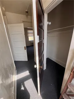 a view of a storage room