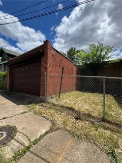 a backyard of a house