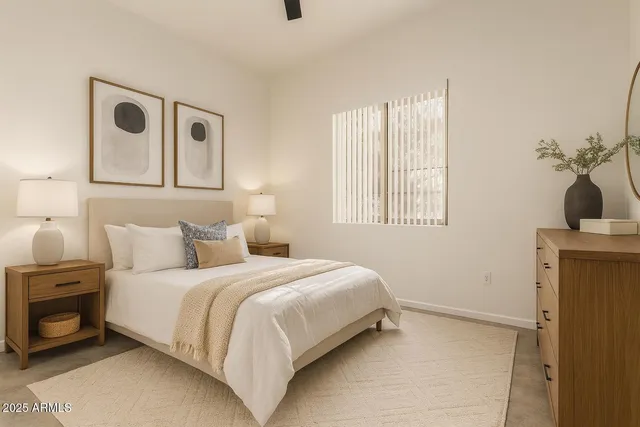 a view of street with sitting area