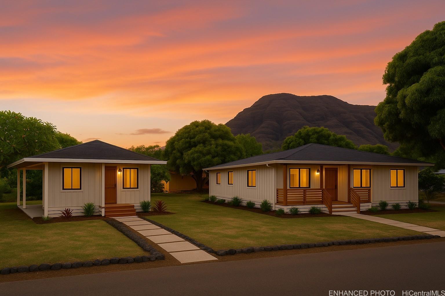84-856 Lahaina Street, Unit C Waianae, HI 96792 - Photo 1 of 12 a front view of a house with a yard